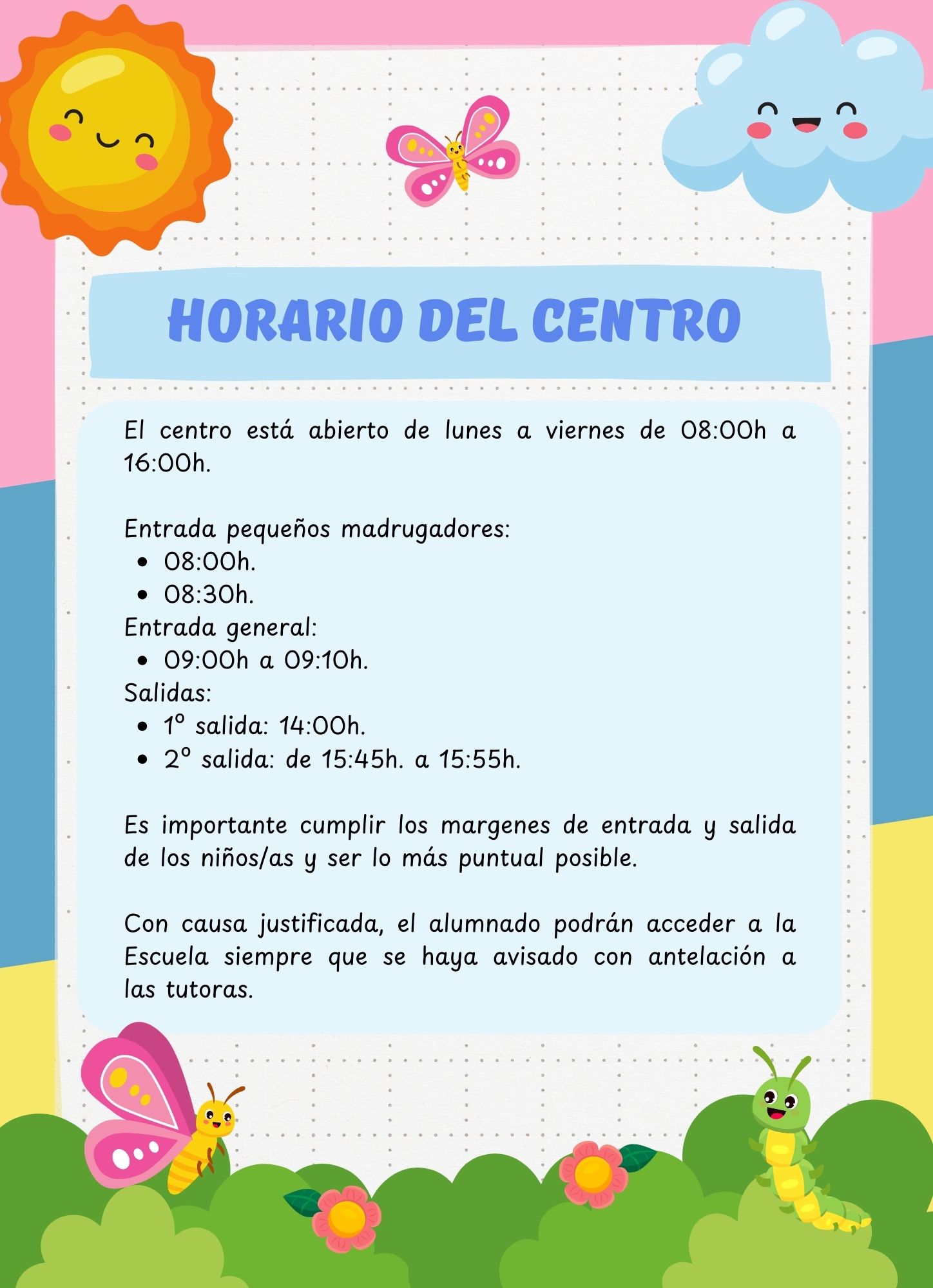HORARIO CENTRO